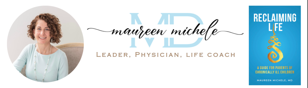 Dr. Maureen Michele Peterson, M.D.: How to Parent a Child with a Chronic Illness: Expert Advice & Support Dr. Maureen is a pediatrician, allergist/immunologist, life coach, and author who specializes in supporting parents of chronically ill children. She is a mother of three amazing children and has first-hand experience with being a parent of a child with long-term health issues (her daughter is a pediatric neuroblastoma survivor and a Type 1 diabetic).