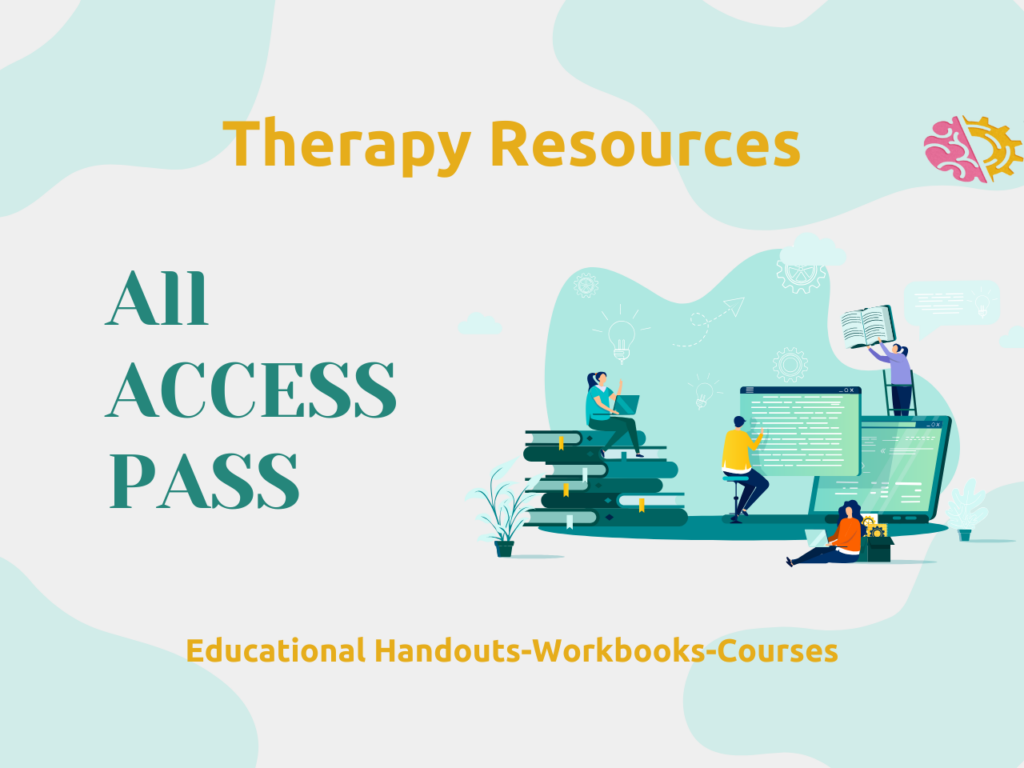 Discover our wide range of meticulously crafted and thoughtfully designed workbooks, journals, e-books, and therapy handouts, tailored to empower your therapy practice or personal growth journey.