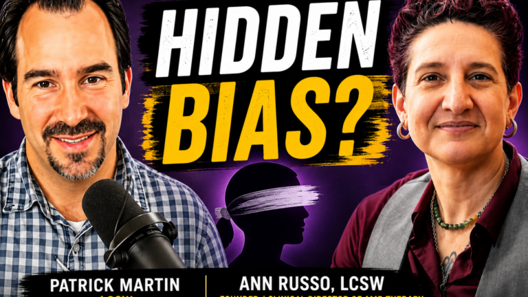 Patrick Martin interviews Ann Russo, LCSW, about implicit bias in therapy and why clients leave therapy without saying a word.